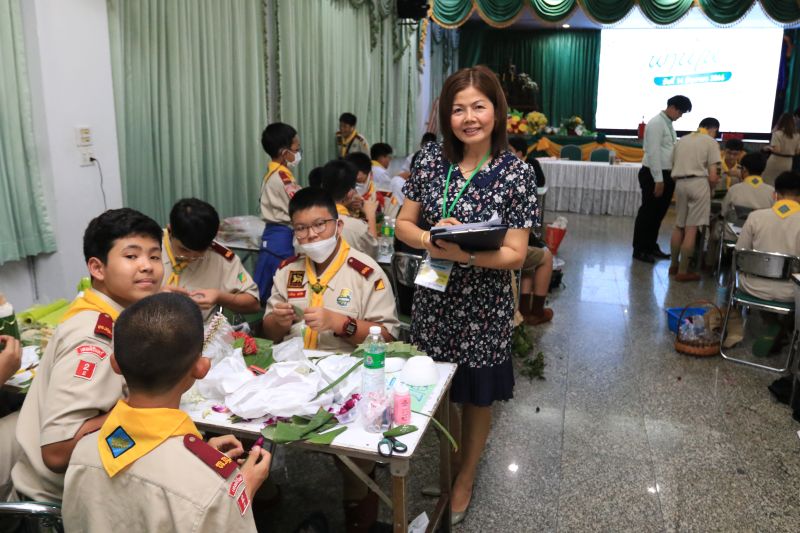 โรงเรียนเทพศิรินทร์ จัดกิจกรรมประกวดพานไหว้ครู เนื่องในพิธีไหว้ครู ปีการศึกษา 2566