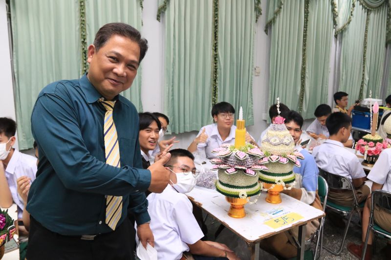 โรงเรียนเทพศิรินทร์ จัดกิจกรรมประกวดพานไหว้ครู เนื่องในพิธีไหว้ครู ปีการศึกษา 2566