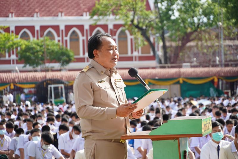 โรงเรียนเทพศิรินทร์ จัดพิธีไหว้ครู ปีการศึกษา 2566