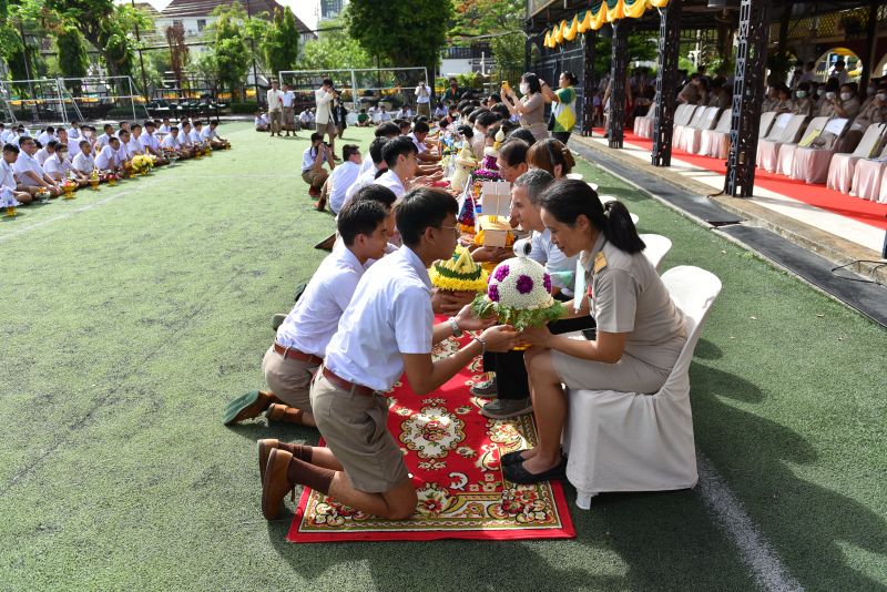 โรงเรียนเทพศิรินทร์ จัดพิธีไหว้ครู ปีการศึกษา 2566