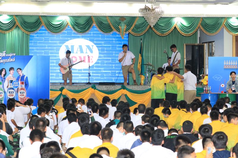 โรงเรียนเทพศิรินทร์ ร่วมกิจกรรมพิเศษ Mansome School tour 2023 : บูสความดูดี #น้ามาสอน