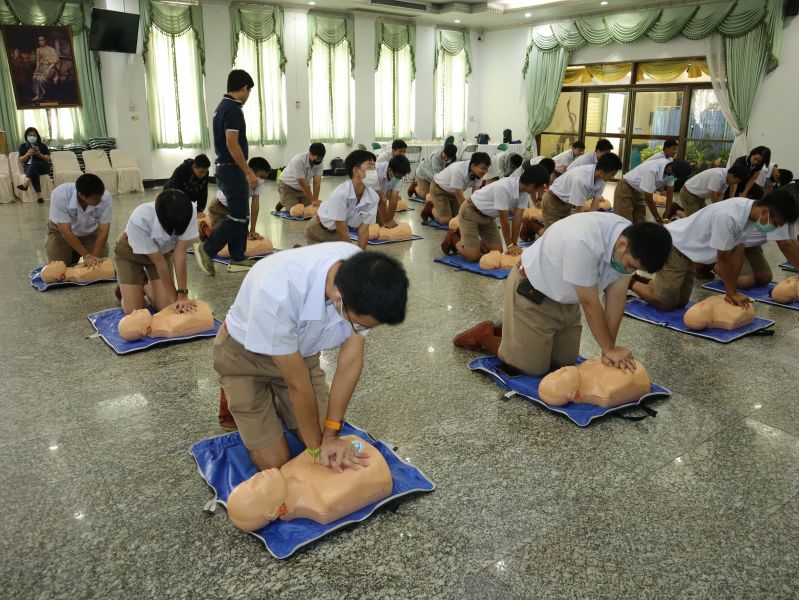 การจัดอบรมการปฐมพยาบาล และช่วยชีวิตขั้นพื้นฐาน ภายใต้โครงการ “BDMS อบรมการช่วยชีวิต”