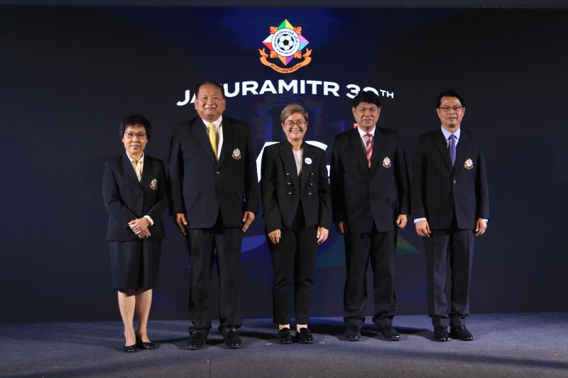 โรงเรียนเทพศิรินทร์ และโรงเรียนในเครือจตุรมิตร จัดงานแถลงข่าว การจัดการแข่งขันฟุตบอลจตุรมิตรสามัคคี ครั้งที่ 30