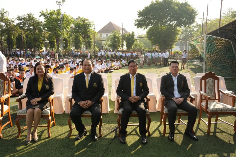 โรงเรียนเทพศิรินทร์ เปิดตัวนักฟุตบอล จตุรมิตรสามัคคี ครั้งที่ 30