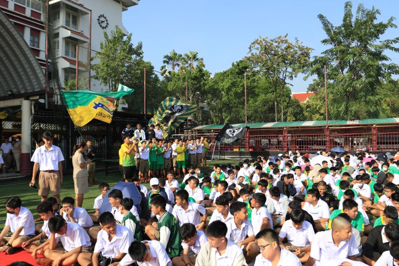 โรงเรียนเทพศิรินทร์ เปิดตัวนักฟุตบอล จตุรมิตรสามัคคี ครั้งที่ 30
