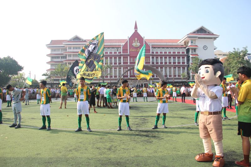 โรงเรียนเทพศิรินทร์ เปิดตัวนักฟุตบอล จตุรมิตรสามัคคี ครั้งที่ 30