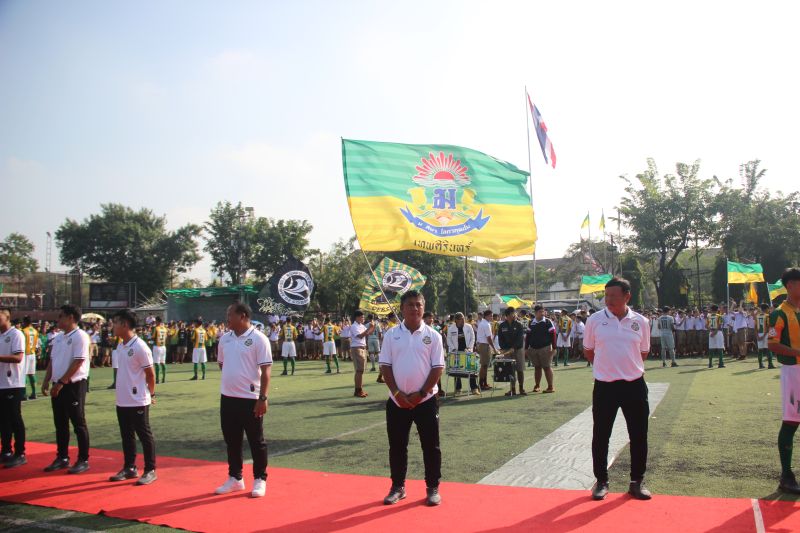 โรงเรียนเทพศิรินทร์ เปิดตัวนักฟุตบอล จตุรมิตรสามัคคี ครั้งที่ 30