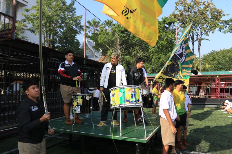 โรงเรียนเทพศิรินทร์ เปิดตัวนักฟุตบอล จตุรมิตรสามัคคี ครั้งที่ 30