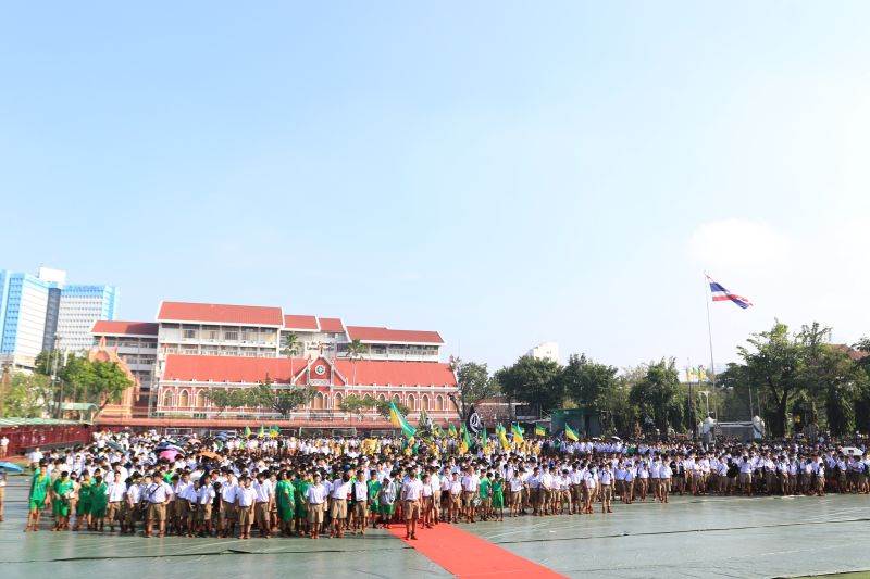 โรงเรียนเทพศิรินทร์ เปิดตัวนักฟุตบอล จตุรมิตรสามัคคี ครั้งที่ 30