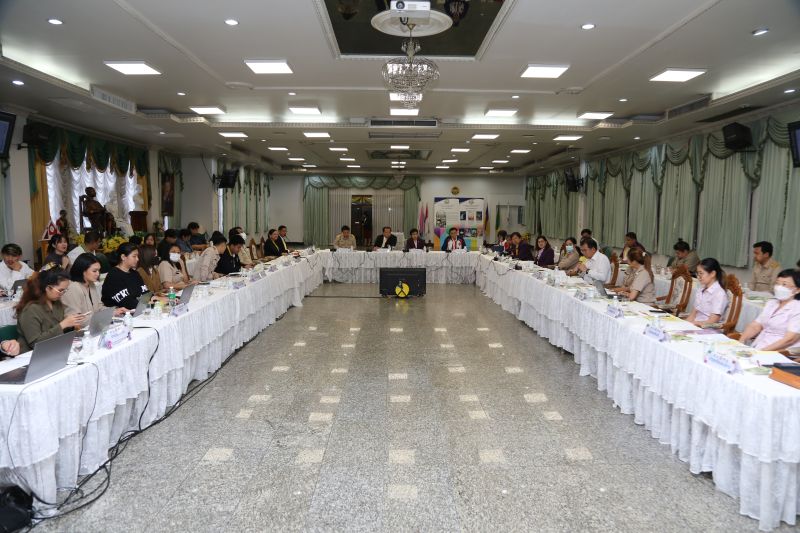 การประชุมคณะผู้บริหาร อนุกรรมการทั้ง 21 ฝ่าย และผู้มีส่วนเกี่ยวข้อง เพื่อเตรียมความพร้อมในการจัดแข่งฟุตบอลจตุรมิตรสามัคคี ครั้งที่ 30