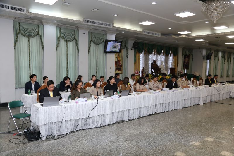 การประชุมคณะผู้บริหาร อนุกรรมการทั้ง 21 ฝ่าย และผู้มีส่วนเกี่ยวข้อง เพื่อเตรียมความพร้อมในการจัดแข่งฟุตบอลจตุรมิตรสามัคคี ครั้งที่ 30