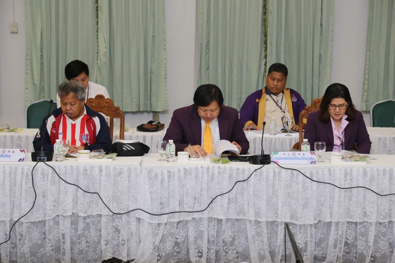 การประชุมคณะผู้บริหาร อนุกรรมการทั้ง 21 ฝ่าย และผู้มีส่วนเกี่ยวข้อง เพื่อเตรียมความพร้อมในการจัดแข่งฟุตบอลจตุรมิตรสามัคคี ครั้งที่ 30
