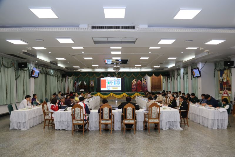 การประชุมคณะผู้บริหาร อนุกรรมการทั้ง 21 ฝ่าย และผู้มีส่วนเกี่ยวข้อง เพื่อเตรียมความพร้อมในการจัดแข่งฟุตบอลจตุรมิตรสามัคคี ครั้งที่ 30