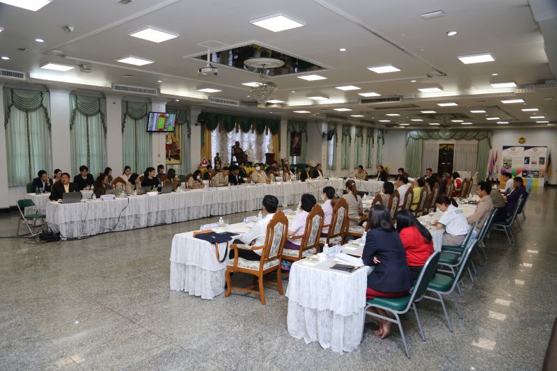 การประชุมคณะผู้บริหาร อนุกรรมการทั้ง 21 ฝ่าย และผู้มีส่วนเกี่ยวข้อง เพื่อเตรียมความพร้อมในการจัดแข่งฟุตบอลจตุรมิตรสามัคคี ครั้งที่ 30