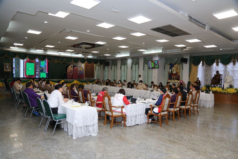 การประชุมคณะผู้บริหาร อนุกรรมการทั้ง 21 ฝ่าย และผู้มีส่วนเกี่ยวข้อง เพื่อเตรียมความพร้อมในการจัดแข่งฟุตบอลจตุรมิตรสามัคคี ครั้งที่ 30