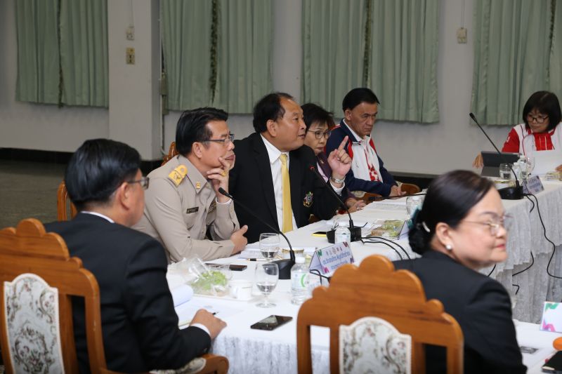 การประชุมคณะผู้บริหาร อนุกรรมการทั้ง 21 ฝ่าย และผู้มีส่วนเกี่ยวข้อง เพื่อเตรียมความพร้อมในการจัดแข่งฟุตบอลจตุรมิตรสามัคคี ครั้งที่ 30