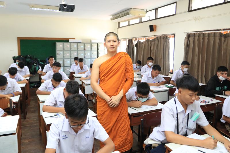พิธีเปิดการสอบธรรมศึกษาชั้นตรี โท เอก ประจำปีการศึกษา 2566 สำนักเรียนวัดเทพศิรินทราวาส 