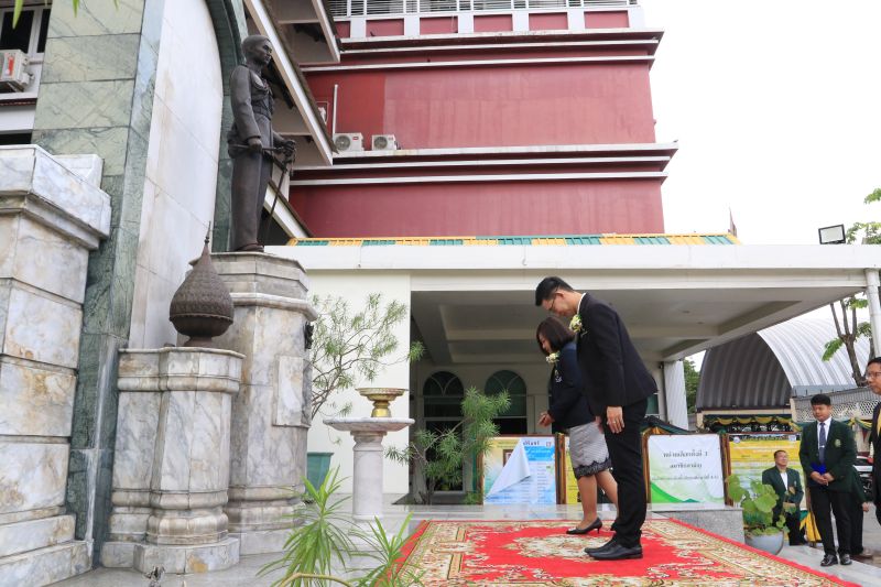 ชาวเทพศิรินทร์แสดงความยินดีและจัดพิธีต้อนรับ  รองผู้อำนวยการ โรงเรียนเทพศิรินทร์ เนื่องในโอกาสเข้ารับตำแหน่ง