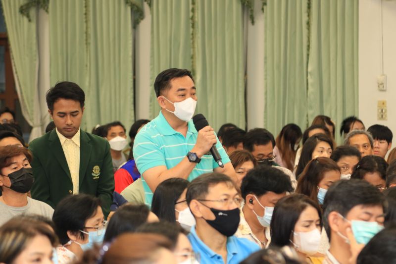 การประชุมผู้ปกครองนักเรียน ระดับชั้นมัธยมศึกษาปีที่ 3 เพื่อฟังนโยบาย และแนวปฏิบัติการรับนักเรียนเข้าศึกษาต่อชั้นมัธยมศึกษาปีที่ 4 ปีการศึกษา 2567