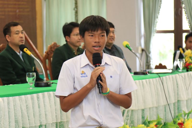 การประชุมผู้ปกครองนักเรียน ระดับชั้นมัธยมศึกษาปีที่ 3 เพื่อฟังนโยบาย และแนวปฏิบัติการรับนักเรียนเข้าศึกษาต่อชั้นมัธยมศึกษาปีที่ 4 ปีการศึกษา 2567