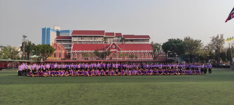 ชาวเทพศิรินทร์รวมใจ แสดงความจงรักภักดีต่อสถาบัน