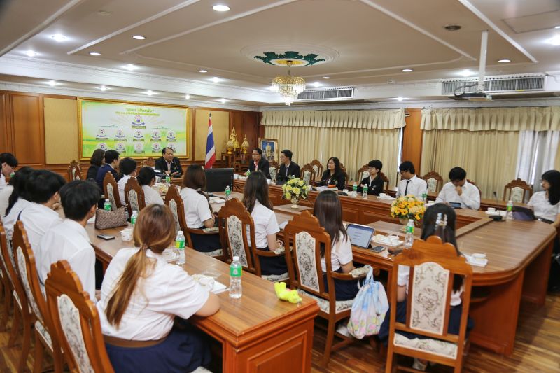 โรงเรียนเทพศิรินทร์ ให้การต้อนรับนิสิตระดับปริญญาบัณฑิต  คณะครุศาสตร์จุฬาลงกรณ์มหาวิทยาลัย เข้ามาศึกษาดูงาน