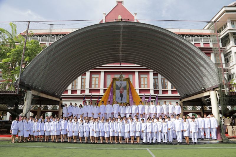 โรงเรียนเทพศิรินทร์ ร่วมพิธีถวายพระพรชัยมงคล เนื่องในโอกาส วันเฉลิมพระชนมพรรษา สมเด็จพระนางเจ้าสุทิดา พัชรสุธาพิมลลักษณ พระบรมราชินี