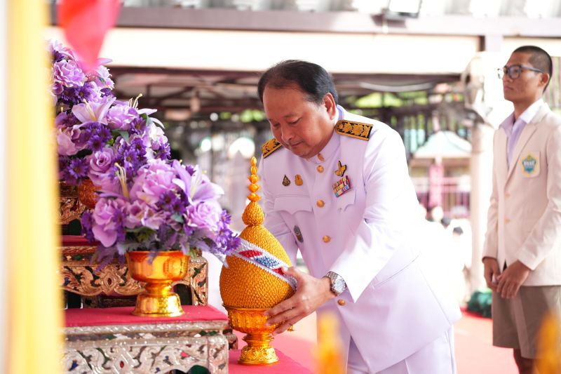 โรงเรียนเทพศิรินทร์ ร่วมพิธีถวายพระพรชัยมงคล เนื่องในโอกาส วันเฉลิมพระชนมพรรษา สมเด็จพระนางเจ้าสุทิดา พัชรสุธาพิมลลักษณ พระบรมราชินี