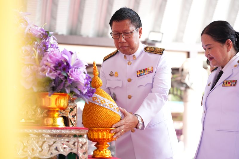 โรงเรียนเทพศิรินทร์ ร่วมพิธีถวายพระพรชัยมงคล เนื่องในโอกาส วันเฉลิมพระชนมพรรษา สมเด็จพระนางเจ้าสุทิดา พัชรสุธาพิมลลักษณ พระบรมราชินี