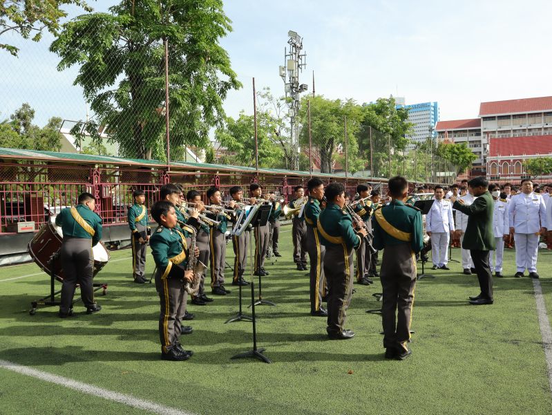 โรงเรียนเทพศิรินทร์ ร่วมพิธีถวายพระพรชัยมงคล เนื่องในโอกาส วันเฉลิมพระชนมพรรษา สมเด็จพระนางเจ้าสุทิดา พัชรสุธาพิมลลักษณ พระบรมราชินี