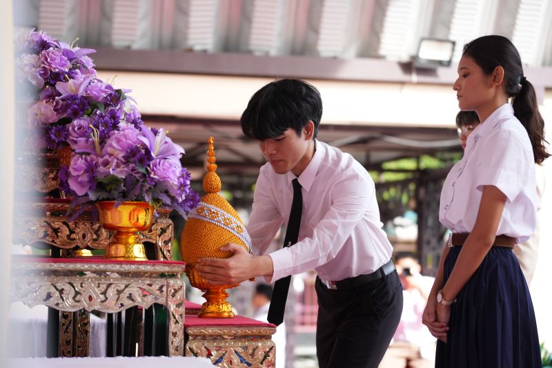 โรงเรียนเทพศิรินทร์ ร่วมพิธีถวายพระพรชัยมงคล เนื่องในโอกาส วันเฉลิมพระชนมพรรษา สมเด็จพระนางเจ้าสุทิดา พัชรสุธาพิมลลักษณ พระบรมราชินี