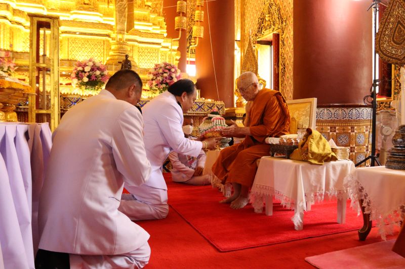 พิธีเจริญพระพุทธมนต์นวัคคหายุสมธัมม์ เสริมสิริมงคลวันพระราชสมภพ  ถวายเป็นพระราชกุศล แด่ สมเด็จพระนางเจ้าฯ พระบรมราชินี