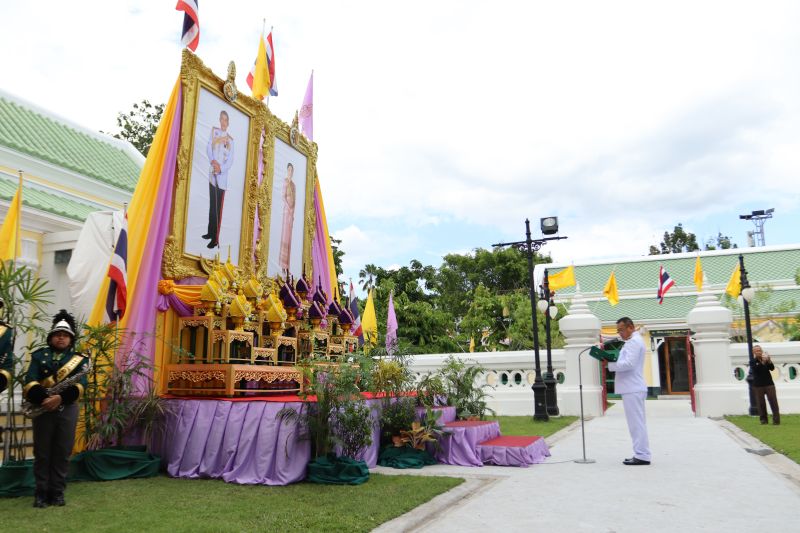 พิธีเจริญพระพุทธมนต์นวัคคหายุสมธัมม์ เสริมสิริมงคลวันพระราชสมภพ  ถวายเป็นพระราชกุศล แด่ สมเด็จพระนางเจ้าฯ พระบรมราชินี