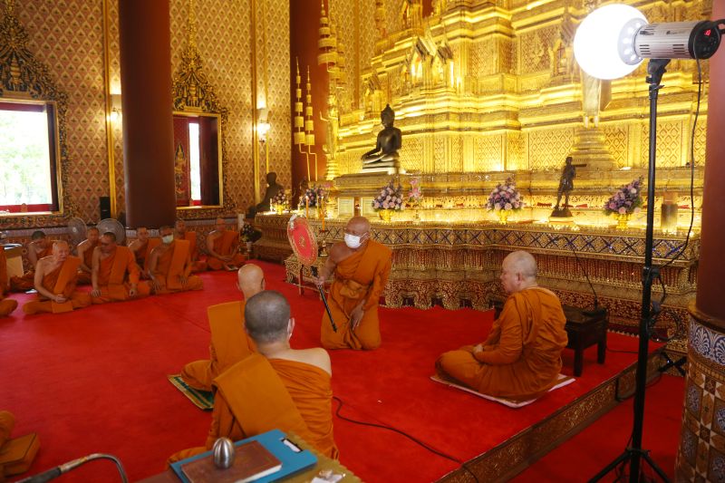 ถวายมุทิตาสักการะแด่ พระมหาเผ่าไทย สิรปญฺโญ  ในโอกาสเข้ารับการทรงตั้งเปรียญธรรม 3 ประโยค