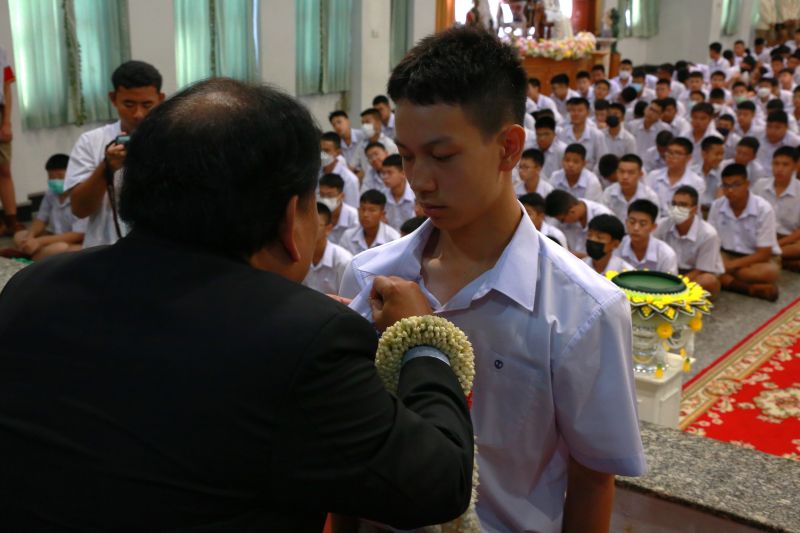 โรงเรียนเทพศิรินทร์ จัดกิจกรรมพิธีประดับเข็ม  แก่นักเรียนระดับชั้น ม.4 ปีการศึกษา 2567 รุ่น 141