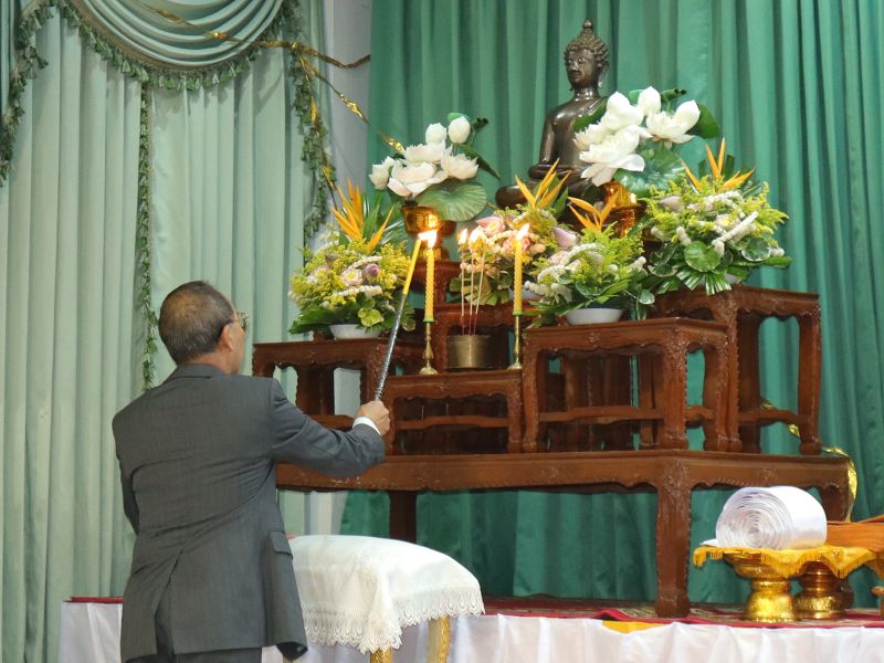 พิธีทักษิณานุปทานและทำบุญอุทิศถวายแด่สมเด็จพระเทพศิรินทราบรมราชินี ในรัชกาลที่ 4