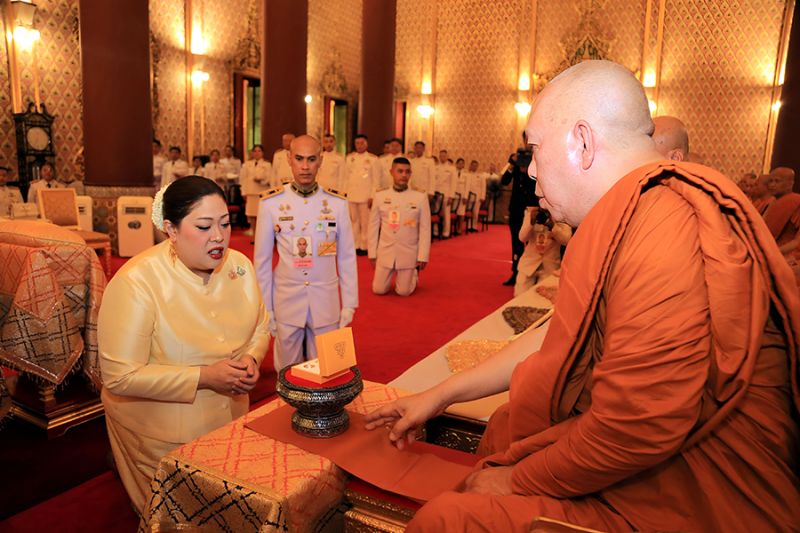 พระเจ้าวรวงศ์เธอ พระองค์เจ้าสิริภาจุฑาภรณ์ เสด็จพระราชดำเนิน ในการพระราชพิธีทรงบำเพ็ญพระราชกุศลถวายผ้าพระกฐิน