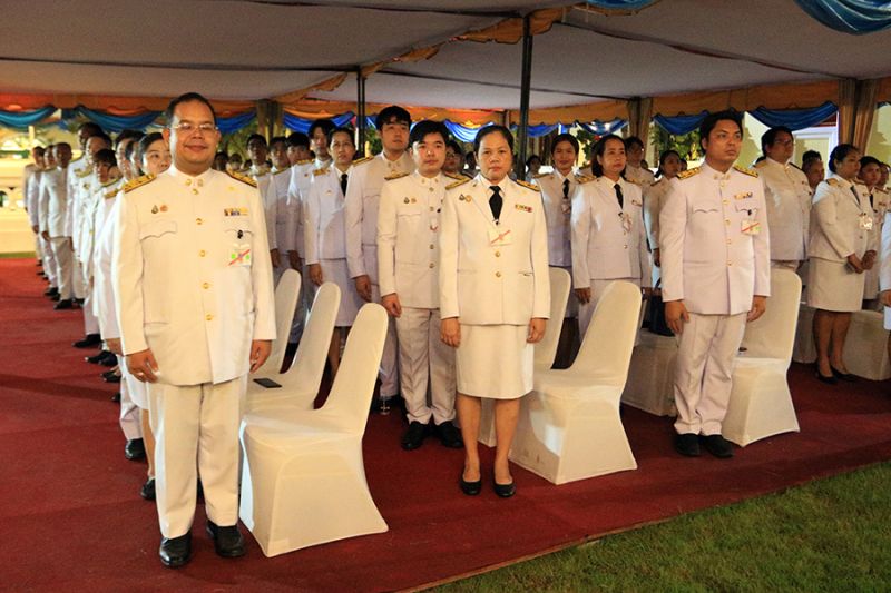 พระเจ้าวรวงศ์เธอ พระองค์เจ้าสิริภาจุฑาภรณ์ เสด็จพระราชดำเนิน ในการพระราชพิธีทรงบำเพ็ญพระราชกุศลถวายผ้าพระกฐิน