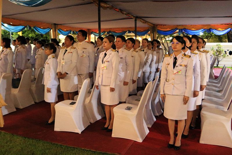 พระเจ้าวรวงศ์เธอ พระองค์เจ้าสิริภาจุฑาภรณ์ เสด็จพระราชดำเนิน ในการพระราชพิธีทรงบำเพ็ญพระราชกุศลถวายผ้าพระกฐิน