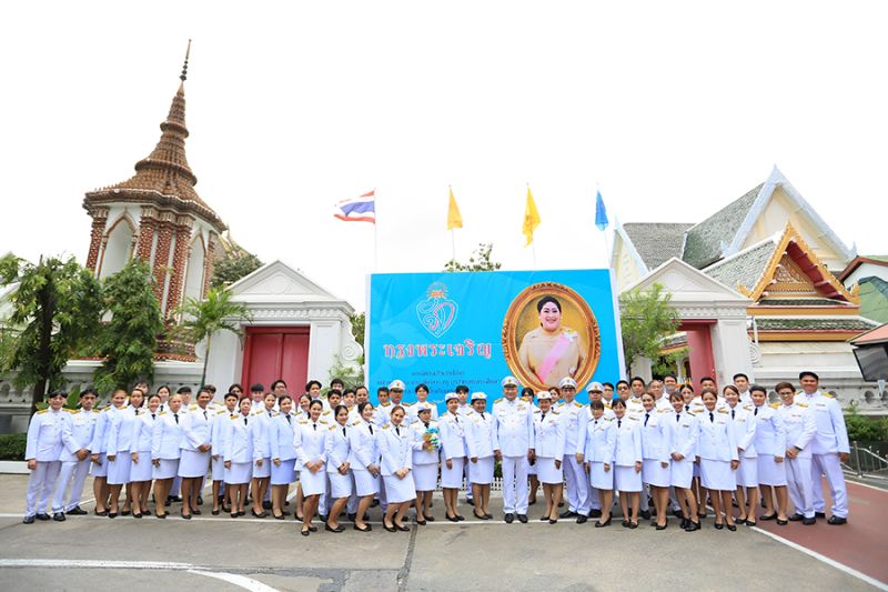 พระเจ้าวรวงศ์เธอ พระองค์เจ้าสิริภาจุฑาภรณ์ เสด็จพระราชดำเนิน ในการพระราชพิธีทรงบำเพ็ญพระราชกุศลถวายผ้าพระกฐิน