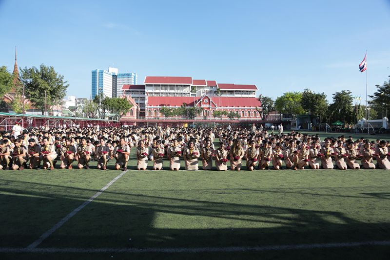 โรงเรียนเทพศิรินทร์จัดพิธี วันสมเด็จพระมหาธีรราชเจ้า ประจำปี 2567