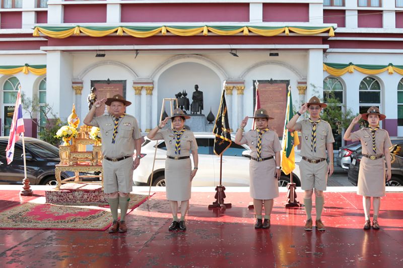โรงเรียนเทพศิรินทร์จัดพิธี วันสมเด็จพระมหาธีรราชเจ้า ประจำปี 2567