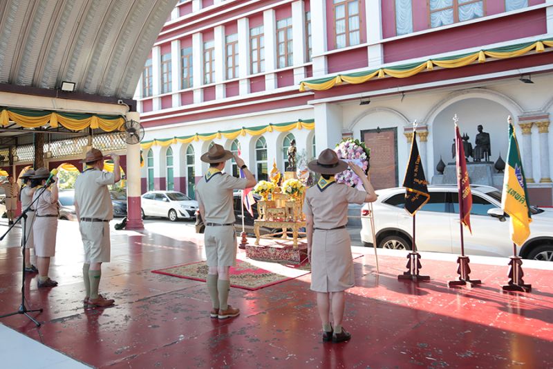 โรงเรียนเทพศิรินทร์จัดพิธี วันสมเด็จพระมหาธีรราชเจ้า ประจำปี 2567