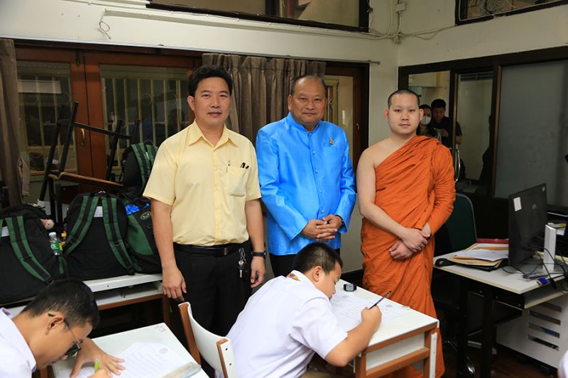 พิธีเปิดการสอบธรรมศึกษาชั้นตรี โท เอก ประจำปีการศึกษา 2567 สำนักเรียนวัดเทพศิรินทราวาส 