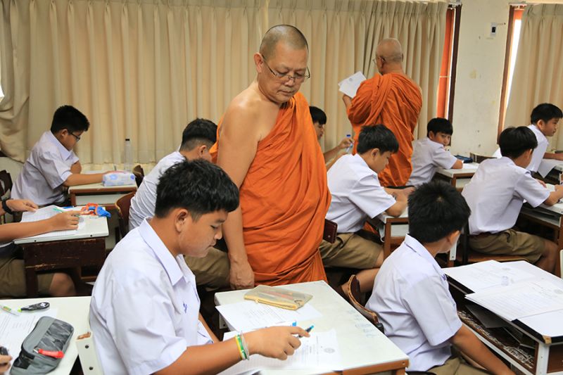 พิธีเปิดการสอบธรรมศึกษาชั้นตรี โท เอก ประจำปีการศึกษา 2567 สำนักเรียนวัดเทพศิรินทราวาส 