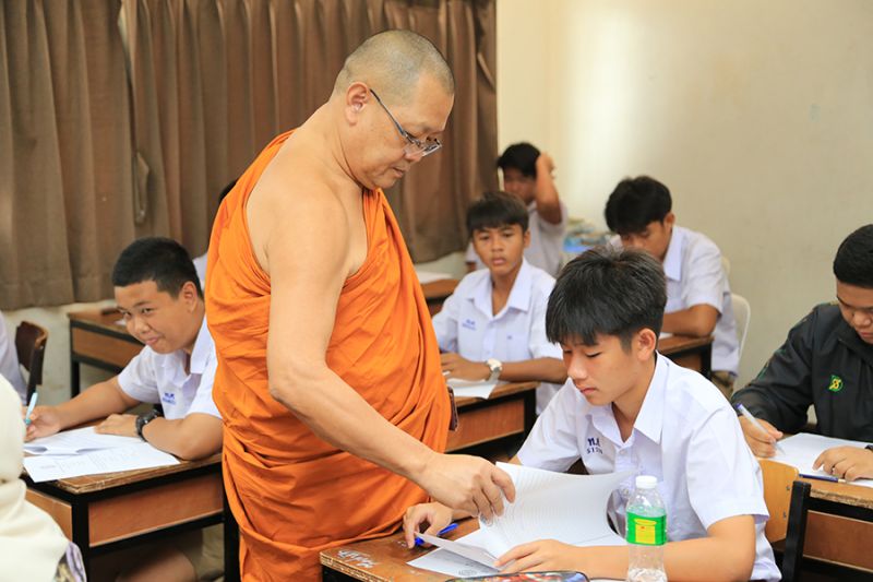 พิธีเปิดการสอบธรรมศึกษาชั้นตรี โท เอก ประจำปีการศึกษา 2567 สำนักเรียนวัดเทพศิรินทราวาส 