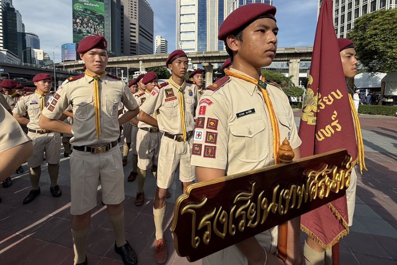 พิธีถวายราชสดุดีพระบาทสมเด็จพระมงกุฎเกล้าเจ้าอยู่ เนื่องในวันสมเด็จพระมหาธีรราชเจ้า