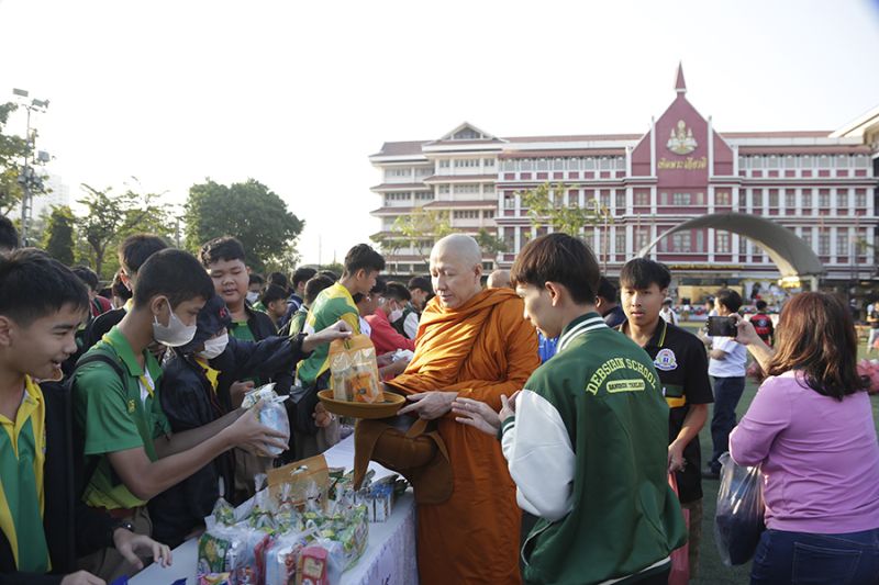 โรงเรียนเทพศิรินทร์ จัดกิจกรรมทำบุญตักบาตร เนื่องในเทศกาลปีใหม่ 2568โรงเรียนเทพศิรินทร์ จัดกิจกรรมทำบุญตักบาตร เนื่องในเทศกาลปีใหม่ 2568