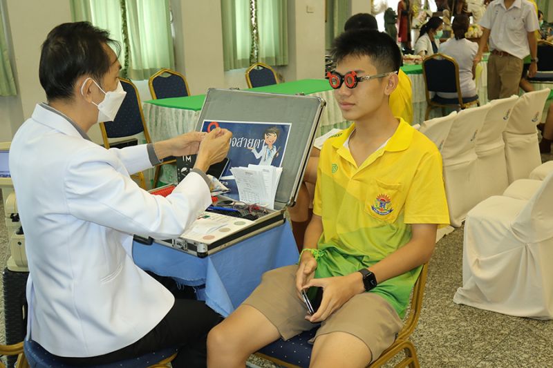 งานอนามัยจัดตรวจสุขภาพประจำปีการศึกษา 2568 ให้แก่นักเรียนระดับชั้นมัธยมศึกษาปีที่ 1-6